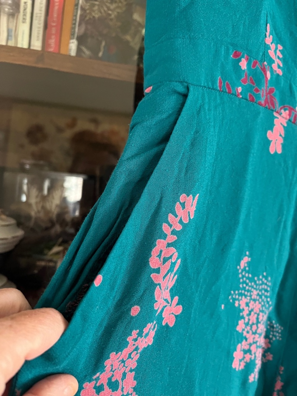 Maeve teal floral jumper 🦋 - Picture 8 of 14